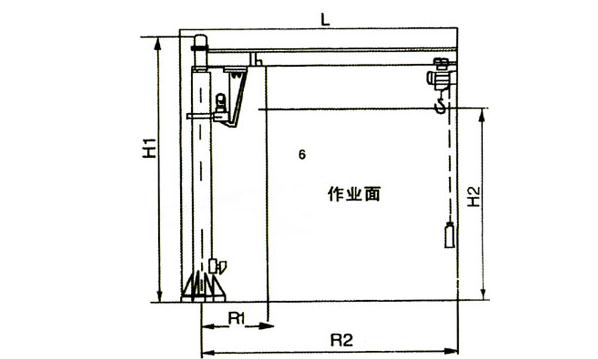 悬臂吊设计图